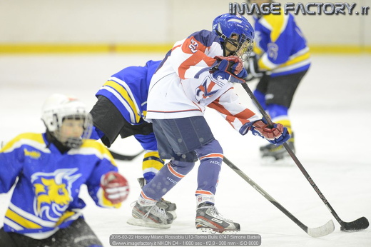 2015-02-22 Hockey Milano Rossoblu U12-Torino Bulls 0747 Simone Battelli